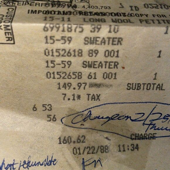 Vintage 1988 Gallery Women’s Chunky Mohair Blend Cardigan size S w/tag & receipt - Picture 6 of 10